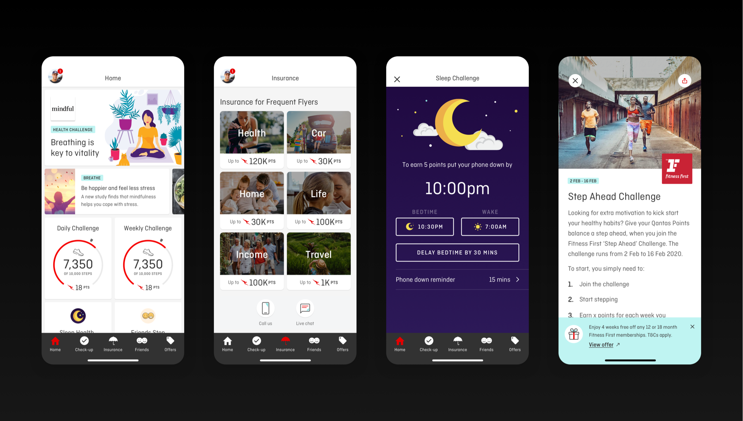 Qantas Wellbeing app cover
